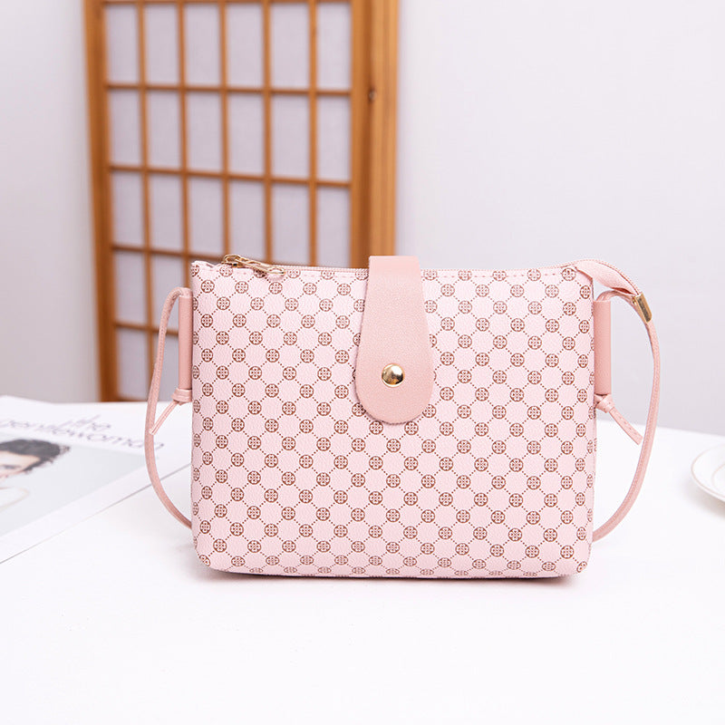 Women's Summer Trend Fashion Dot Printed Shoulder Bags