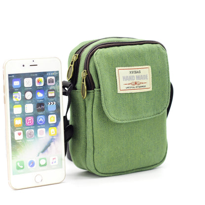 Women's Printed Canvas Large Capacity Fashion Full Phone Bags