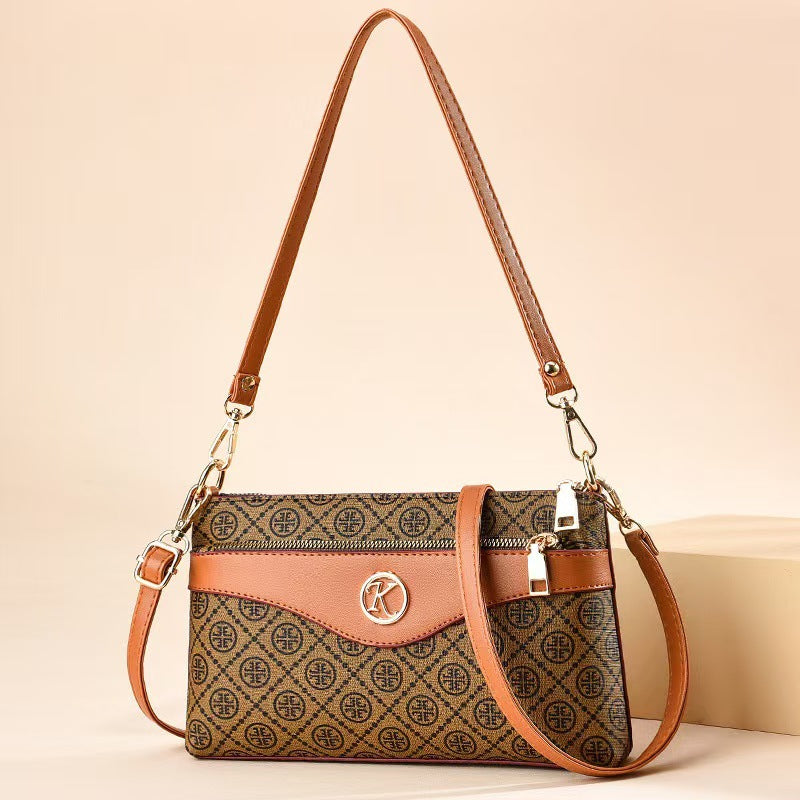 Women's Simple Printed Elegant Niche Underarm Fashion Shoulder Bags