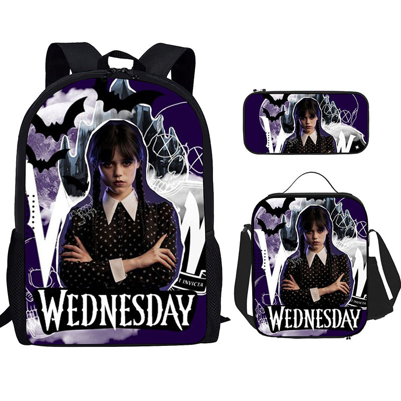 Adams Wednesday Three-piece Nylon High Quality Elementary School Students' Schoolbags