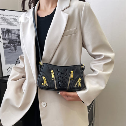 Women's Personalized Hot Style Rivet Underarm Fashion Crossbody Bags