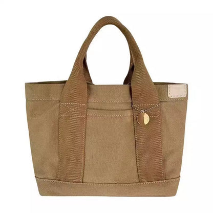 Style Canvas Hand Carrying Simple Lunch Handbags