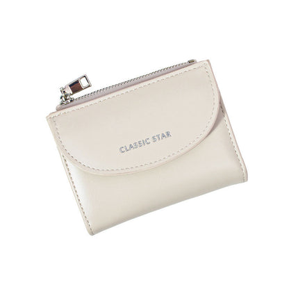 Women's Korean Style Solid Color Simple Ladies Wallets