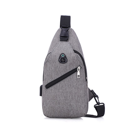 Men's Korean Fashionable Canvas Small Stylish Travel Bags