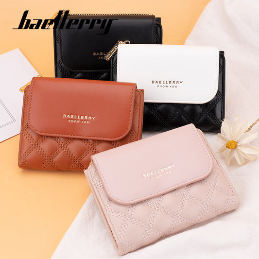 Women's Graceful Short Korean Fashion Mini Ladies Wallets