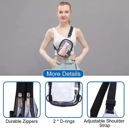 Classy Innovative Unique Transparent Waterproof Mini Waist Packs