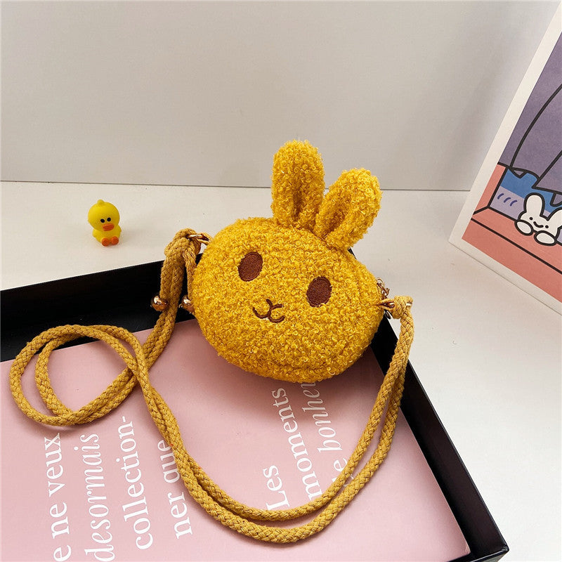 Children's Small Fashion Princess Accessory Cute Plush Children's Shoulder Bags