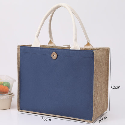 Blank Canvas Painting Jute Tote Cotton Handbags