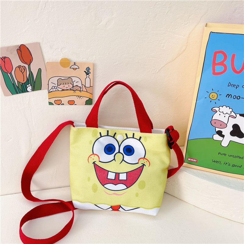 Children's Canvas Cartoon Cute Fashion Boys Children's Shoulder Bags