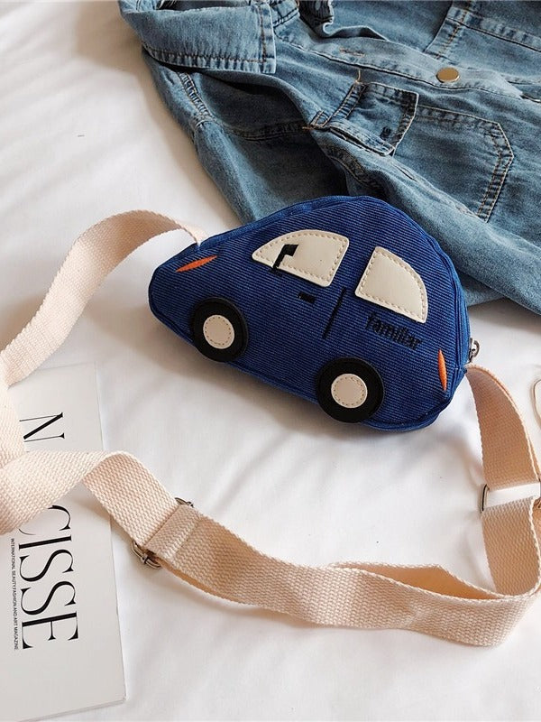 Mini sacs tendance pour enfants de style coréen avec motif de voiture de dessin animé