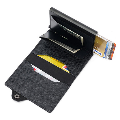 Automatic Pop-up Metal Aluminum Box Credit Card Holder