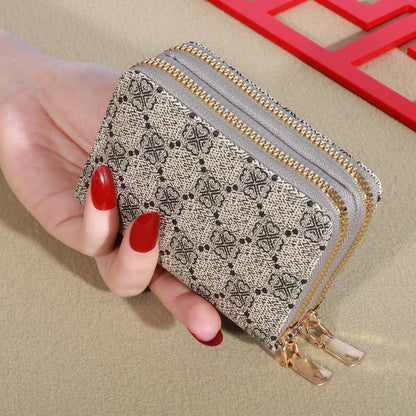 Women's Trendy Elegant Short Korean Clutch Ladies Wallets