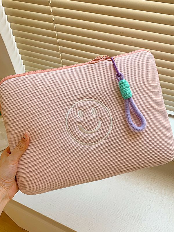 Rangement pour smiley mignon adapté aux sacs pour tablettes