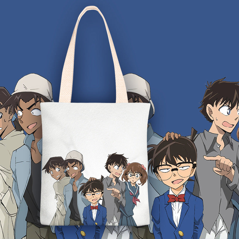 Anime Canvas Female One Simple For Shoulder Bags