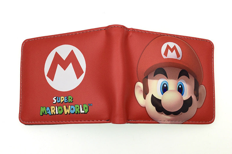 Super Mary Short Mario Unisex Leather Ladies Wallets