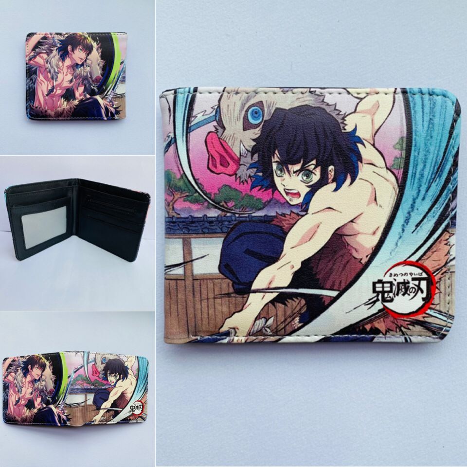 Anime Peripheral Ghost Blade Extinction Cartoon Printed Character Ladies Wallets