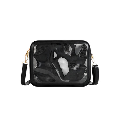 Women's Simple Transparent Cartoon Fresh Cute Contrast Shoulder Bags