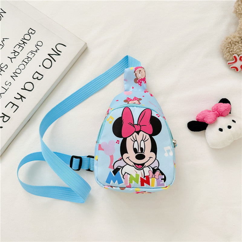 Children's Spring Cartoon Printed Oxford Cloth One Boys Children's Waist Packs