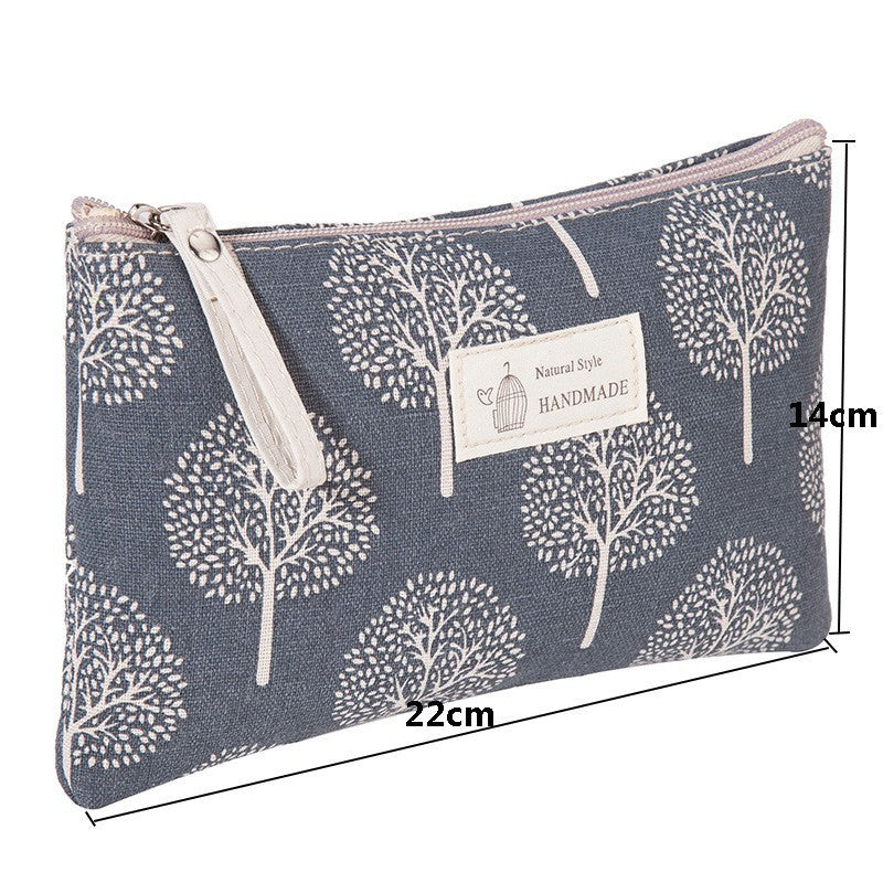 Canvas Makeup Large Capacity Convenient Simple Cosmetic Bags