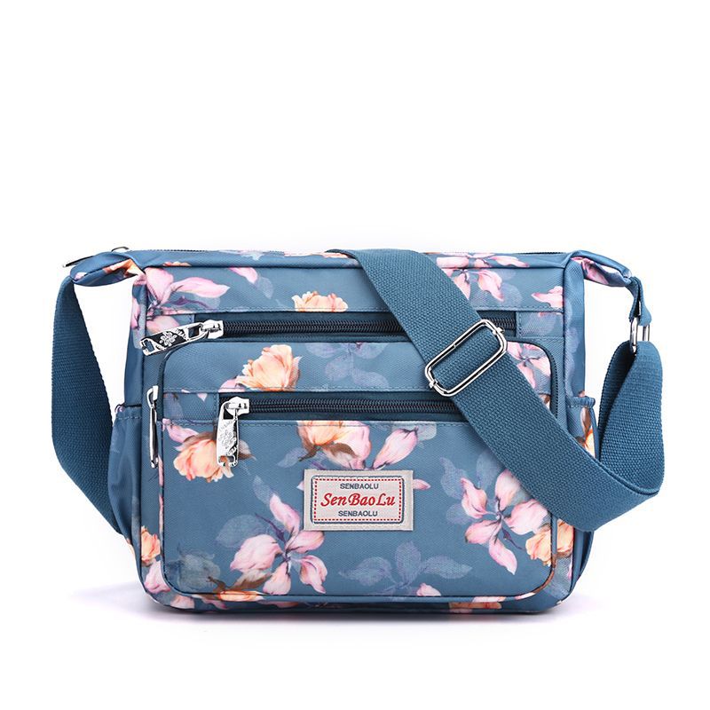 Women's Nylon Printed Mother Outdoors Commute Crossbody Bags