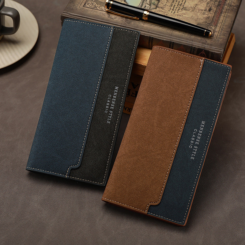 Men's Long Multiple Slots Suit Fashion Trendy Business Men's Wallets