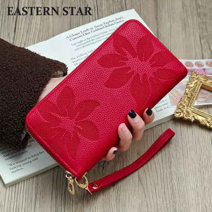 Women's Long Clutch Large Capacity Mobile Ladies Wallets