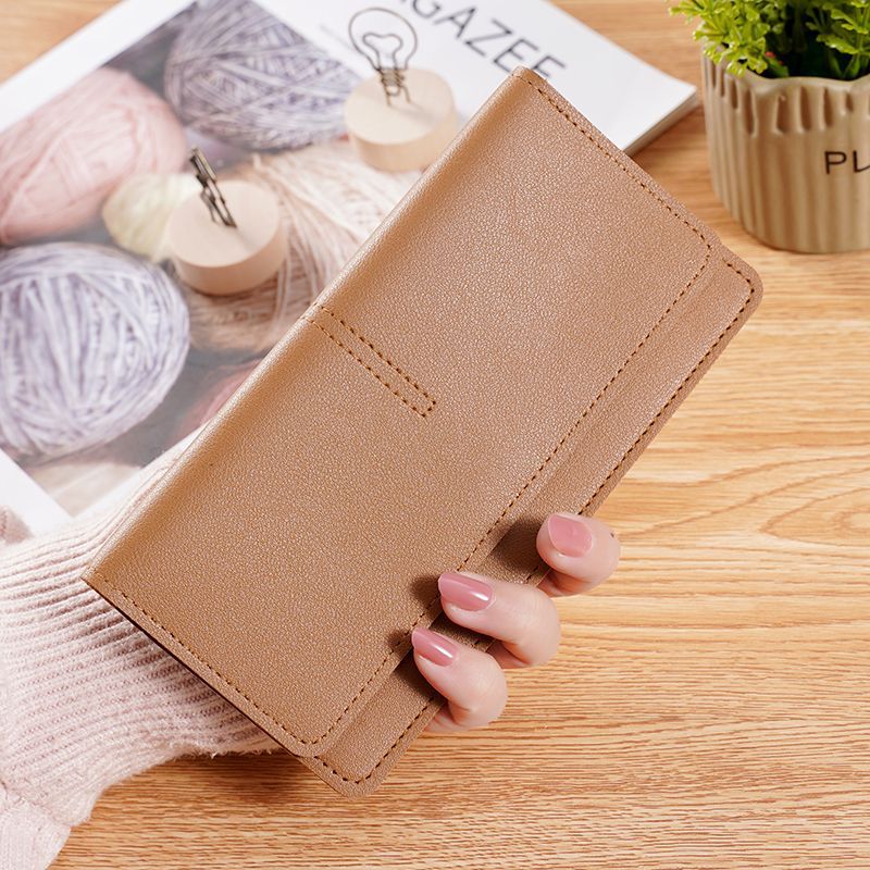 Women's Simple Thin Large Capacity Fashion Hand Ladies Wallets