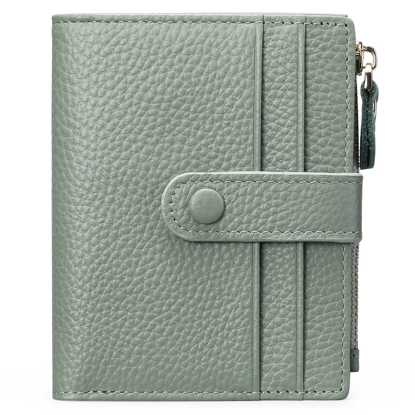 Women's Short Leather Large Capacity Multifunctional Zipper Ladies Wallets