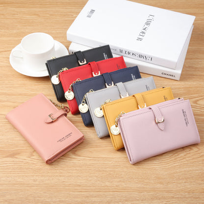 Women's Korean Large Capacity Mid-length Clutch Simple Ladies Wallets