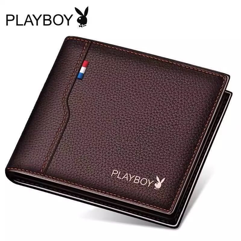 Portefeuilles pour hommes Playboy Short Driving License de style coréen