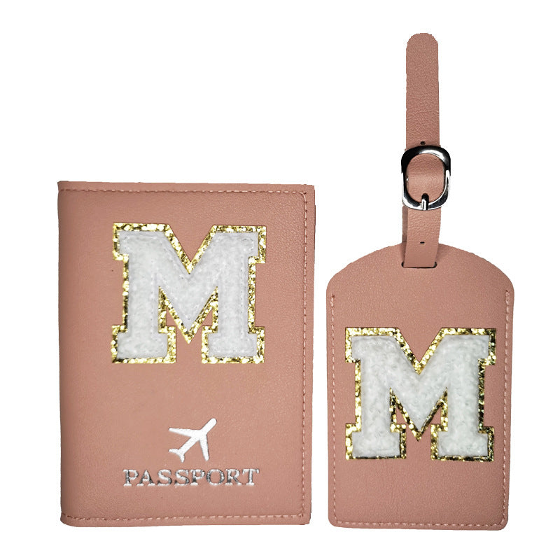 Lettres personnalisables pour passeport, pendentif pour costume, paquet d'identification