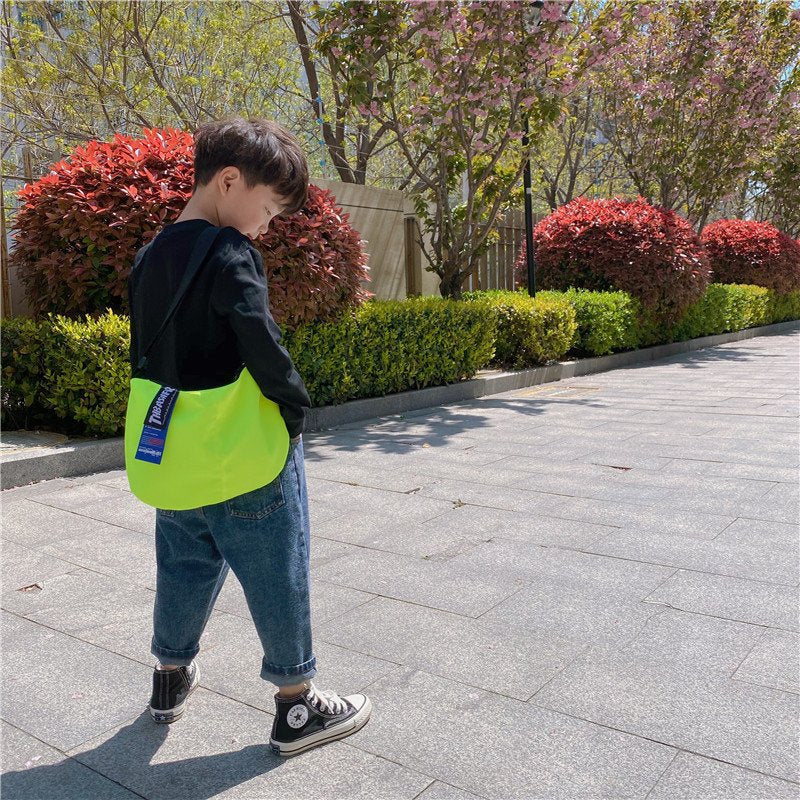 Children's Color Large Capacity Boy Trendy Cool Shoulder Bags