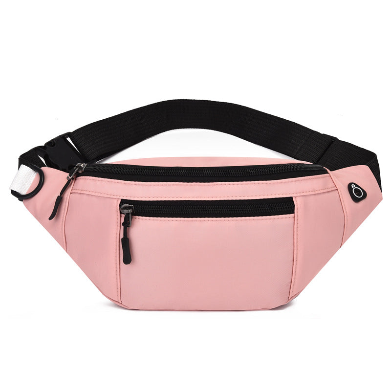 Women's & Men's Korean Style Fashionable Simple Multifunctional Oxford Cloth Waist Packs