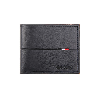 Men's Horizontal Bank Credit Short Multiple Slots Men's Wallets