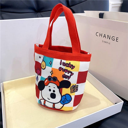 Children's Portable Korean Style Heart Mummy Lunch Bags