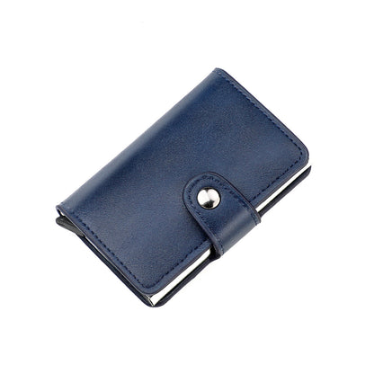 Aluminum Alloy Credit Shielding Automatic Type Card Holder