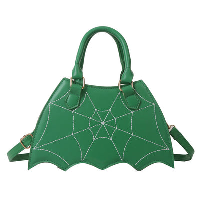 Women's Summer Fashion Spider Web Portable Saddle Crossbody Bags