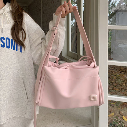 Pink Class Leisure Commute Tote Big Crossbody Bags