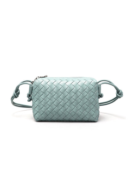 Women's Summer Macaron Small Handmade Woven Simple Crossbody Bags