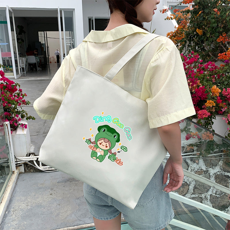 Women's Canvas Tote Large Capacity Hand Carrying Shoulder Bags