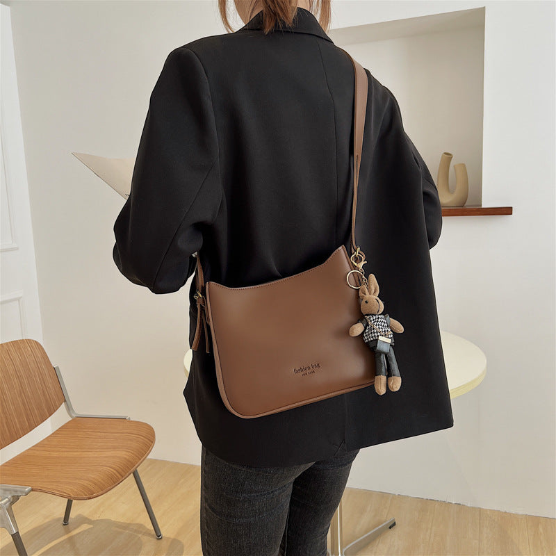 Women's Retro Textured Popular High-grade Fashion Underarm Shoulder Bags