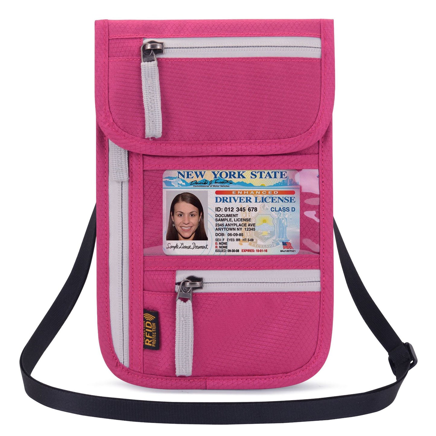 Abroad Document Waterproof Polo Neck Ticket Id Package