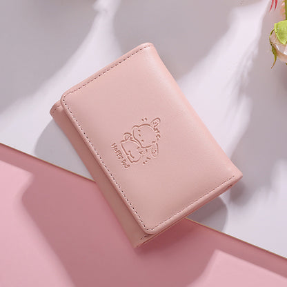 Rabbit Fresh Sweet Beautiful Niche Mori Ladies Wallets