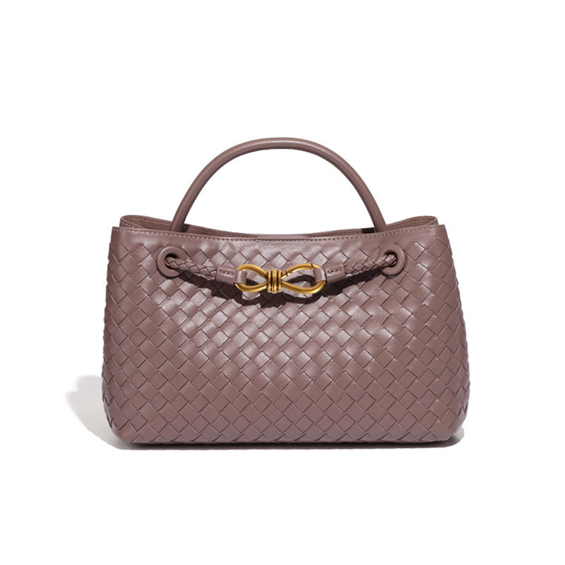 Women's Stylish Good Texture Woven Niche Large Capacity Bags