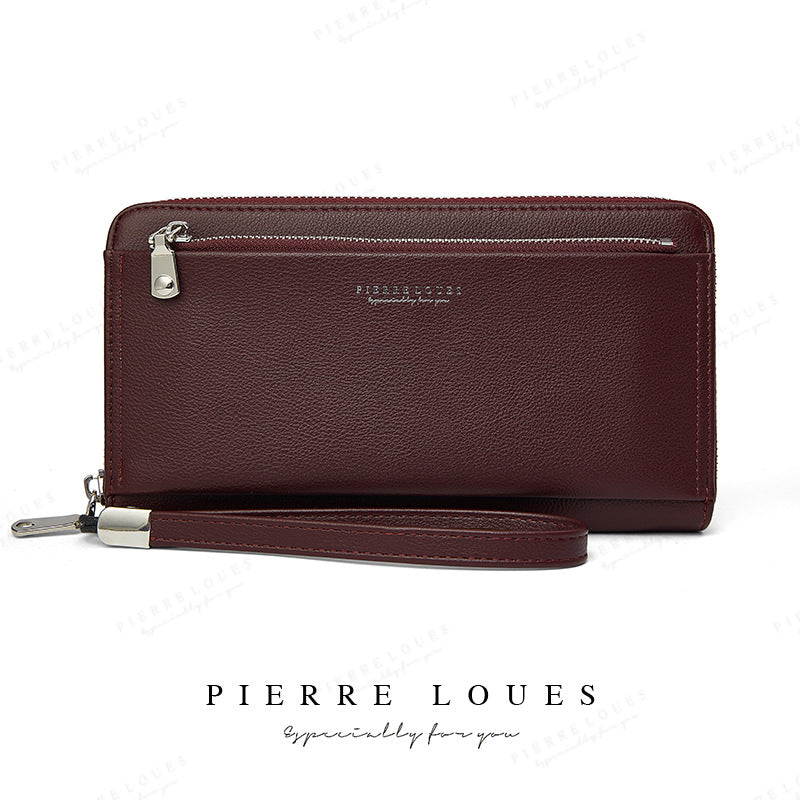 Women's Elegant Pierre Long Multifunctional Clutch Ladies Wallets