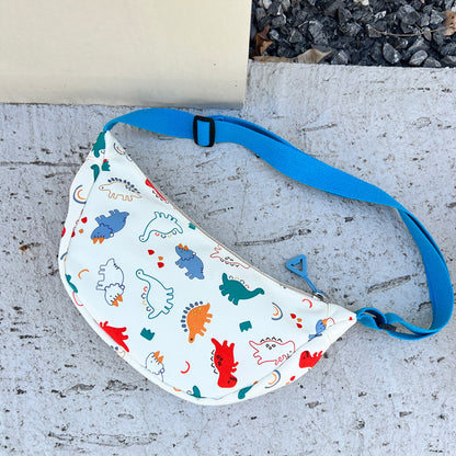 Sacs banane pour enfants de style coréen avec imprimé dessin animé mignon pour garçons