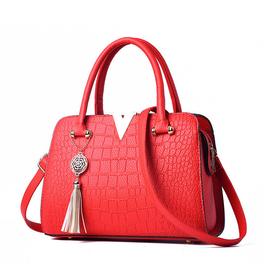 Women's Alligator Print Elegant Mother's Fashion Shoulder Bags