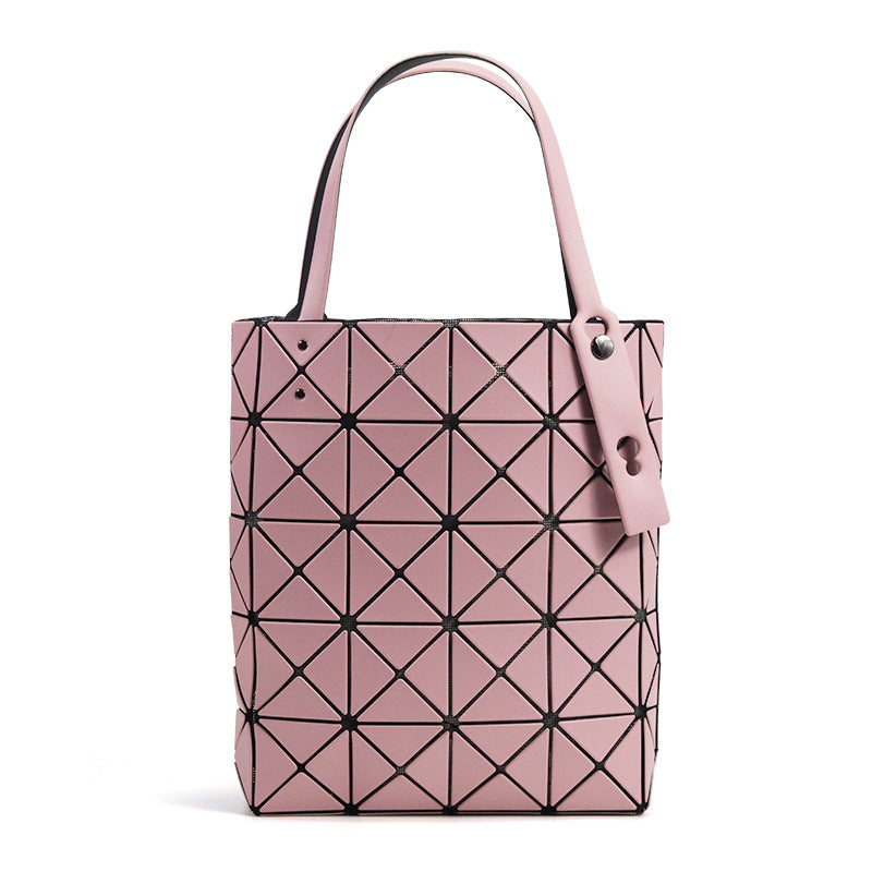 Women's Box Geometric Triangle Hand Holding Handbags