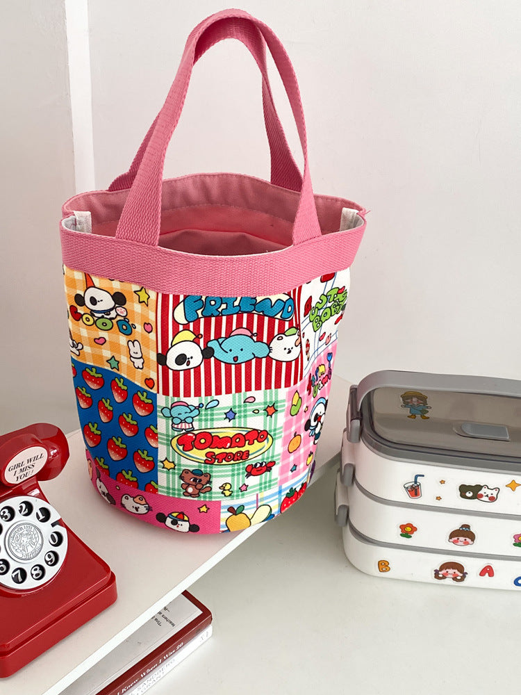 Box Bucket Cute Artist Cooperation Cartoon Handbags