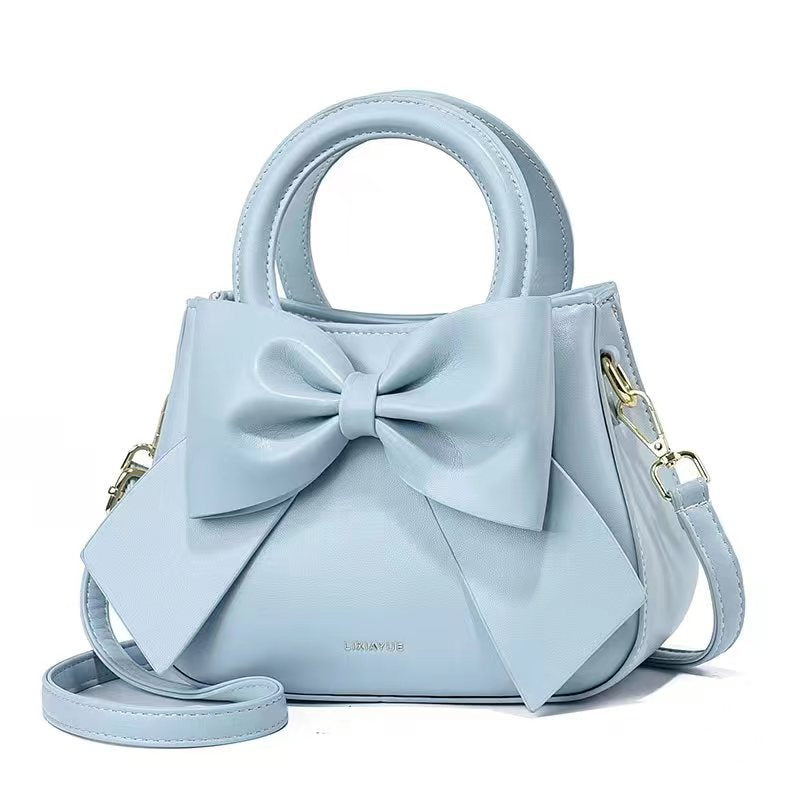 Bowknot Portable Design Fresh Sweet Girlish Shoulder Bags